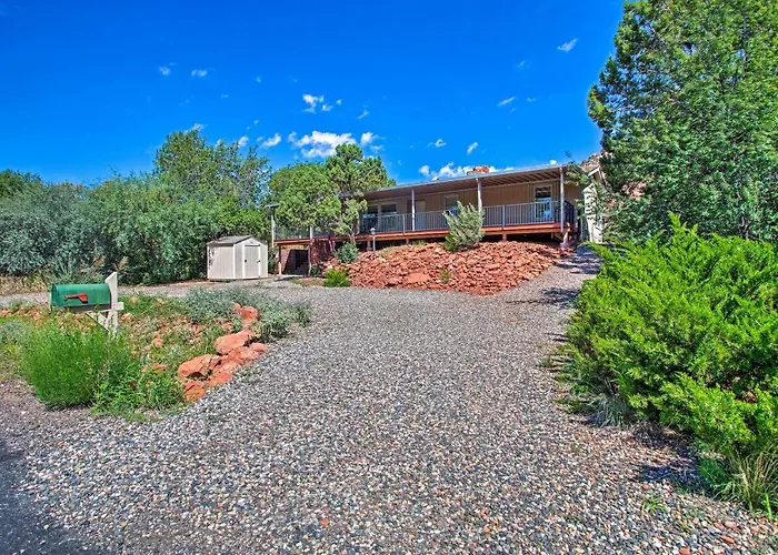 W/ View, Half-mi To Chimney Rock! Ferienhaus Sedona
